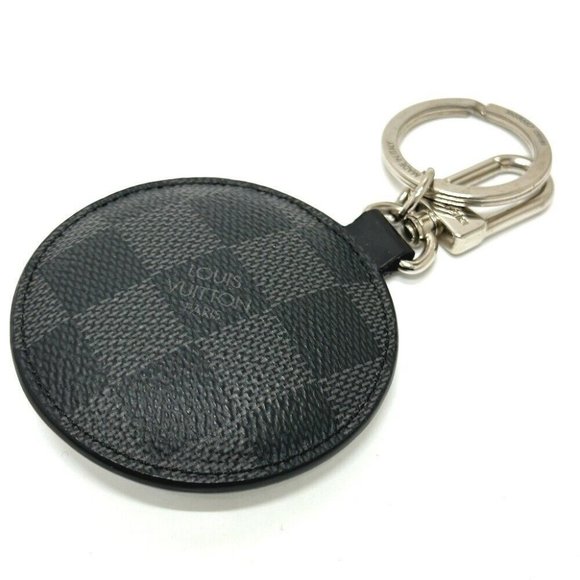 LOUIS VUITTON Damier Graphite porte cles padit window rose Key Holder - Picture 4 of 5